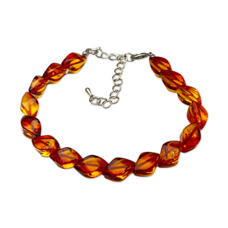 Bracciale Torchon Cognac