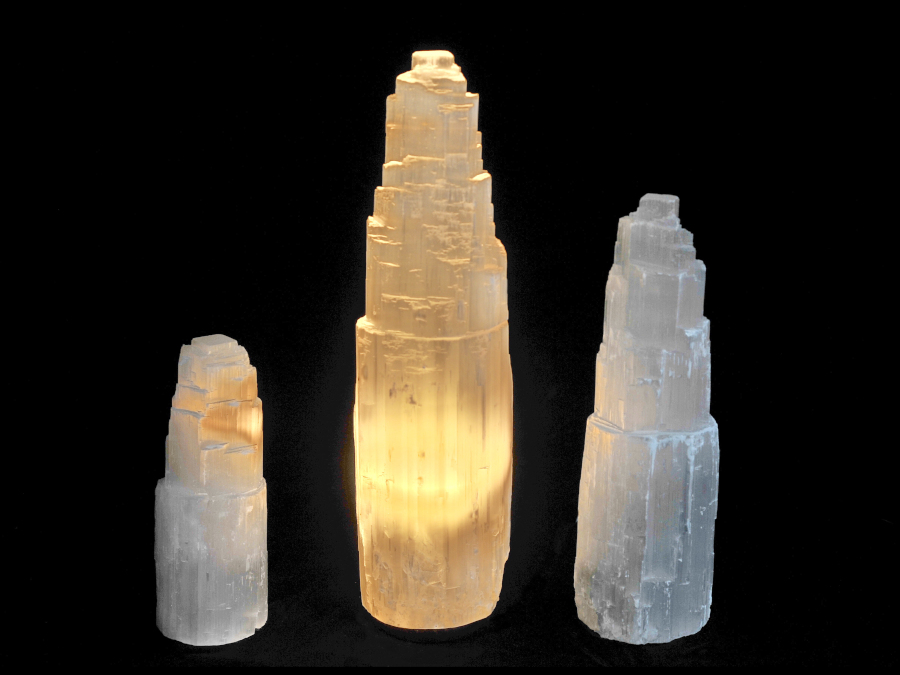lampade on selenite