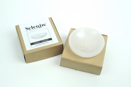 piattino tondo selenite