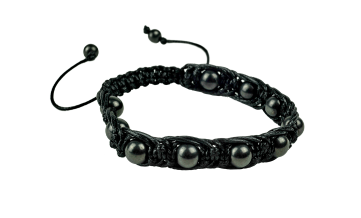 pendente in shungite - forma tonda con incisione